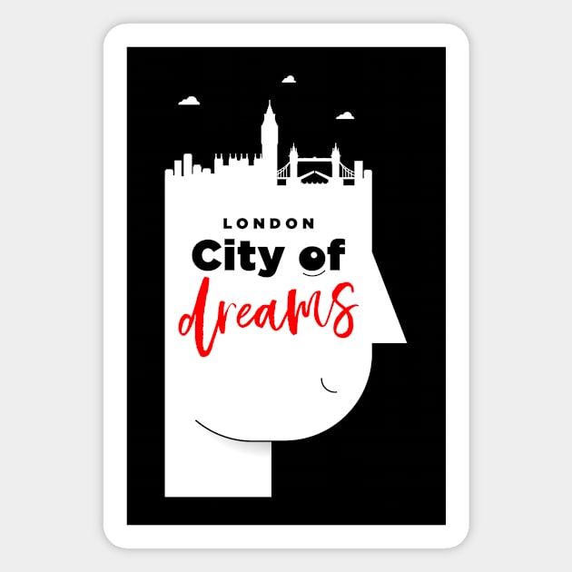 London City of Dreams Magnet by kursatunsal